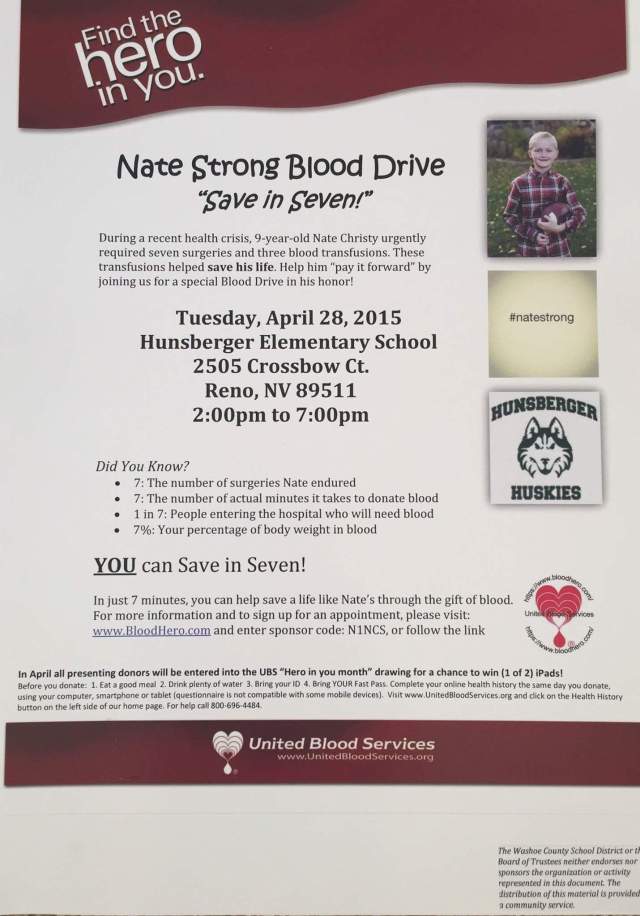 April Blood Drive